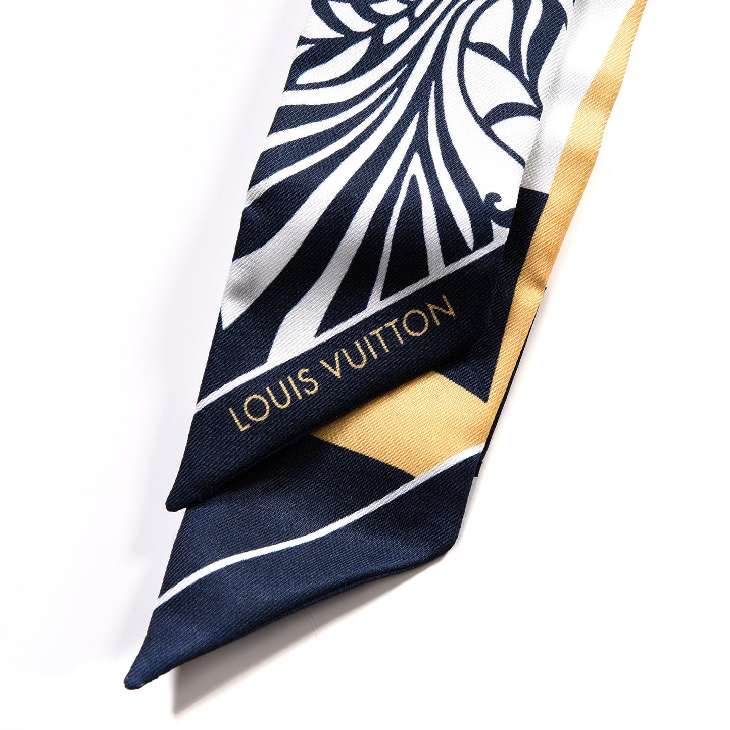 Silk Graphic Monogram Blason BB Bandeau Blue