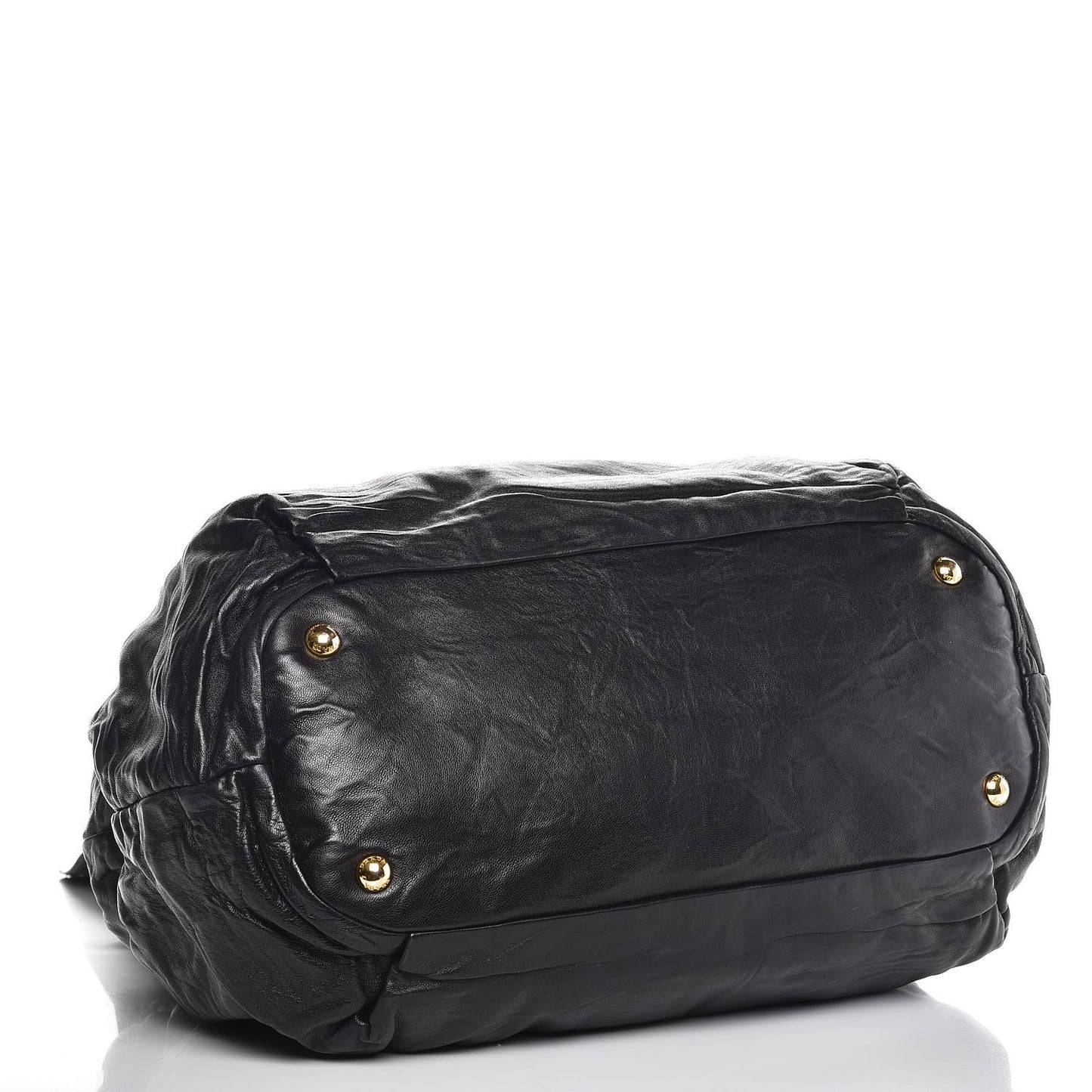 Nappa Antique Bow Tote Nero Black