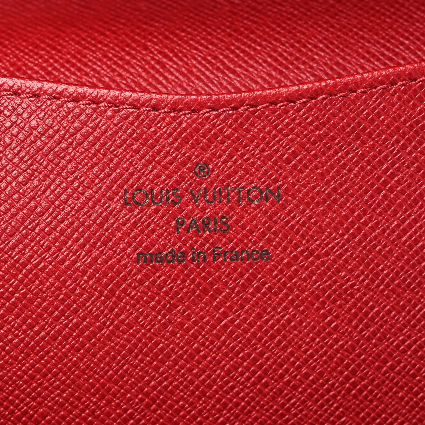 Monogram Josephine Wallet Red