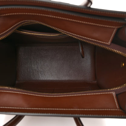 Celine Satinated Natural Calfskin Micro Luggage Dark Brown 5 of 13