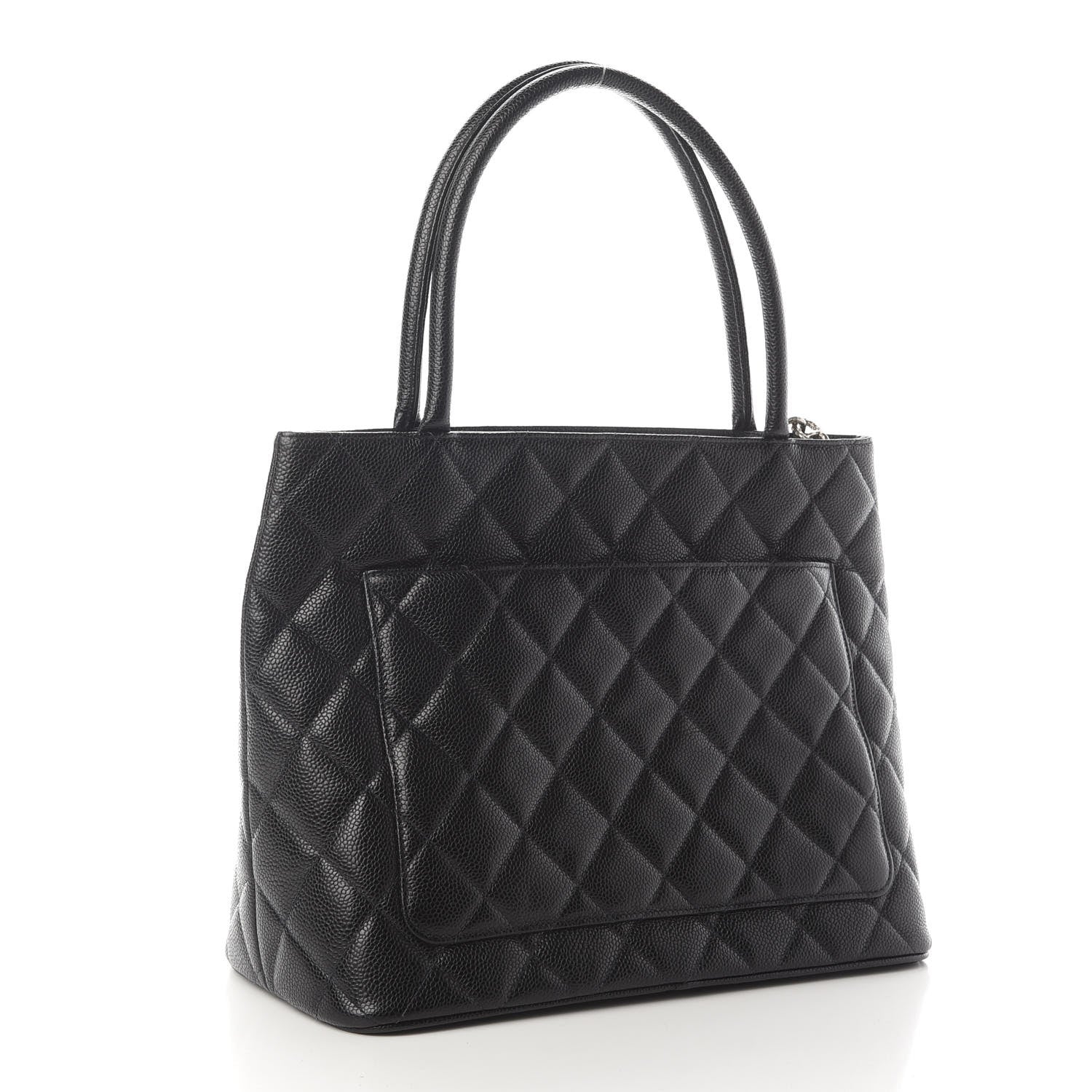 Chanel Caviar Quilted Medallion Tote Black 3 of 9