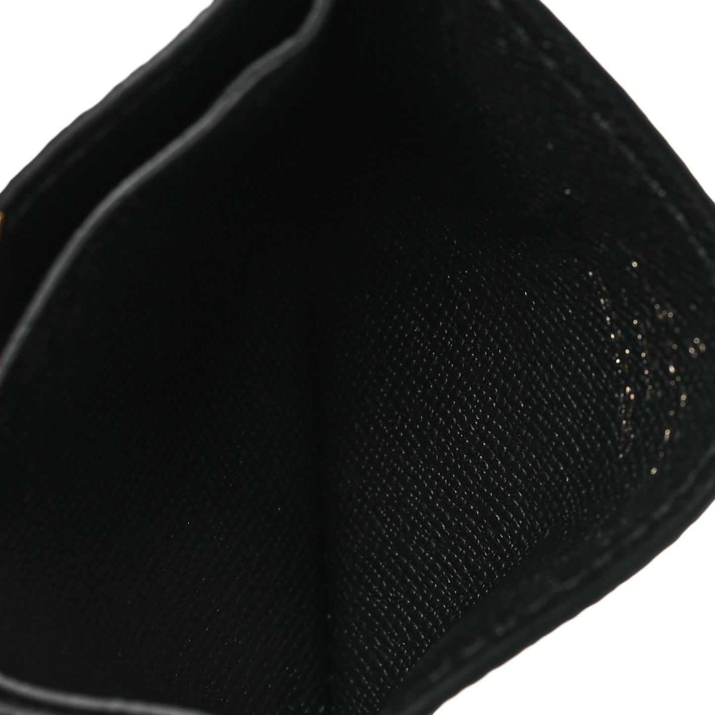 Monogram Calfskin Kimono Card Holder Black