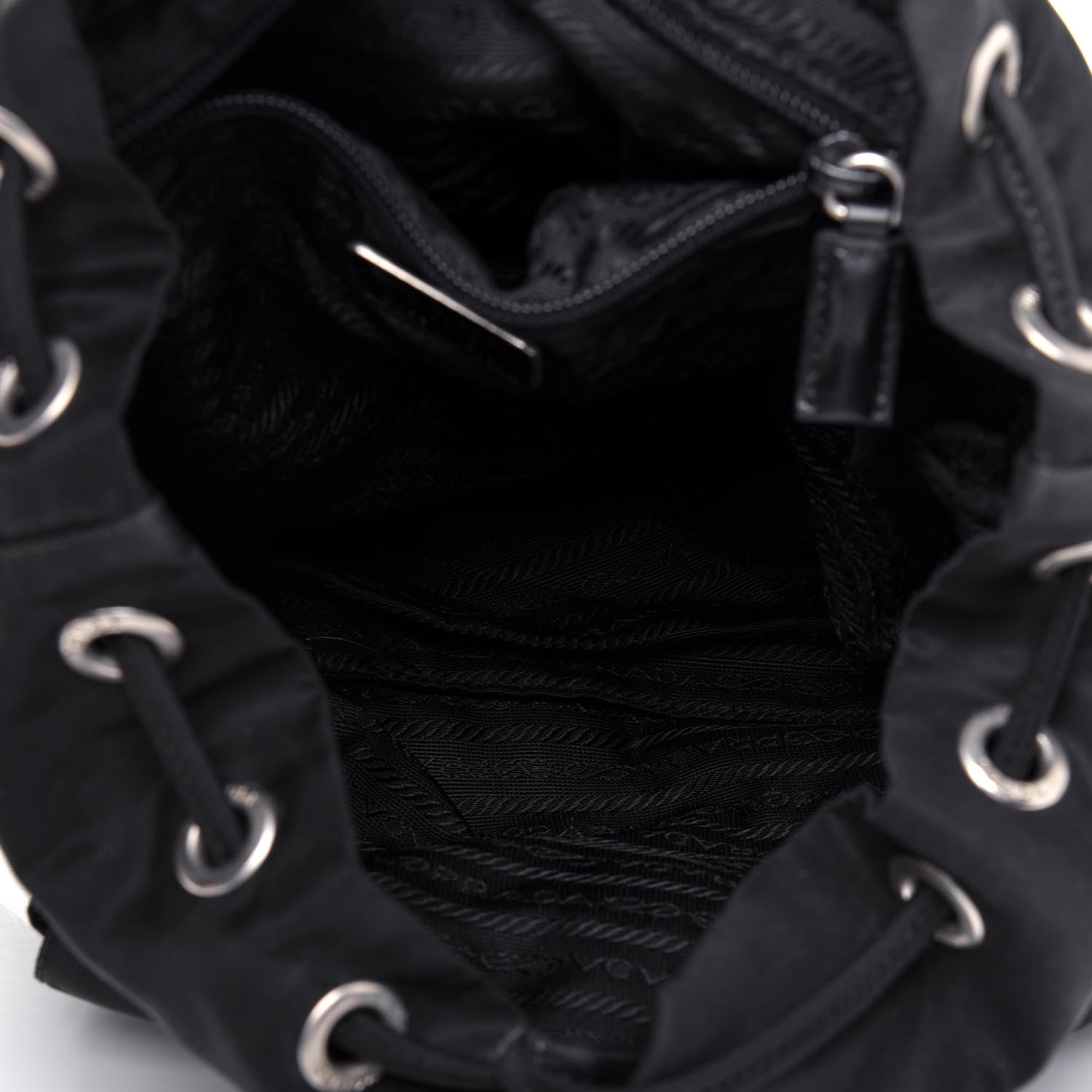 Prada Tessuto Nylon Vela Small Backpack Black 4 of 17