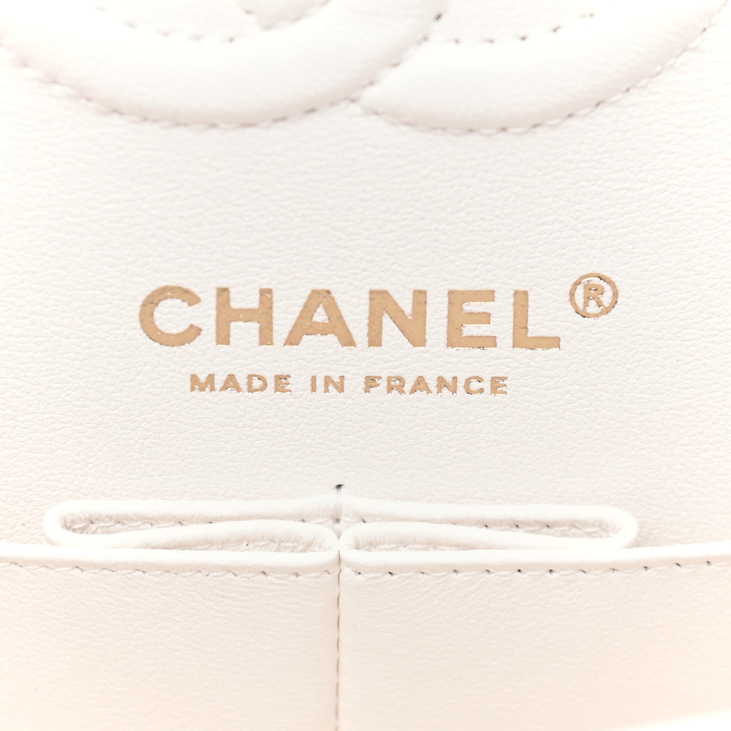 Caviar Quilted Small Double Flap White
