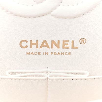Chanel Caviar Quilted Small Double Flap White 6 of 9