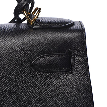 Hermes Epsom Kelly Sellier 28 Black 33 of 42