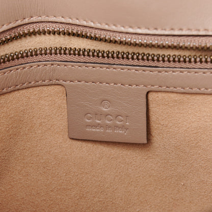 Gucci Calfskin Matelasse Small GG Marmont Shoulder Bag Porcelain Rose 6 of 17