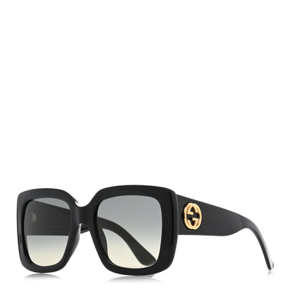 Gucci Acetate Square Frame Sunglasses GG0141S Black 1 of 7