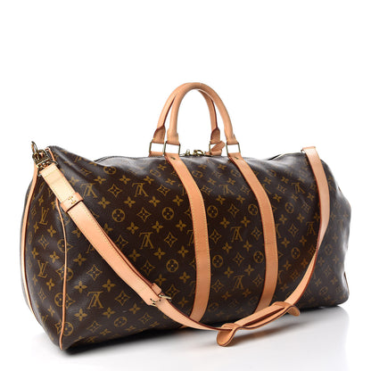 Louis Vuitton Monogram Keepall Bandouliere 55 4 of 21