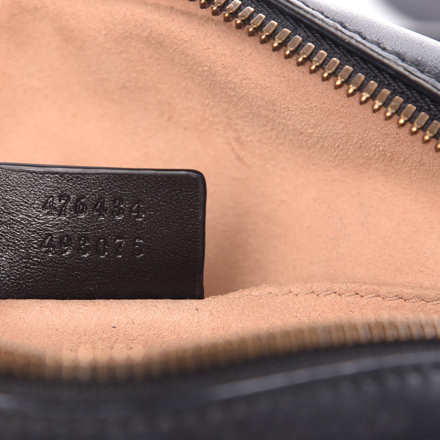 Gucci Calfskin Matelasse GG Marmont Belt Bag 85 34 Black 7 of 12