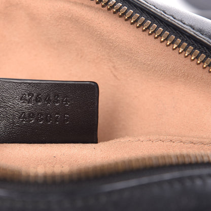 Gucci Calfskin Matelasse GG Marmont Belt Bag 85 34 Black 7 of 12