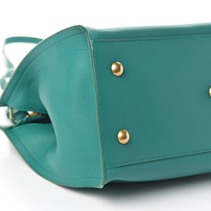 Saint Laurent Calfskin Small Classic Y Cabas Green 7 of 10