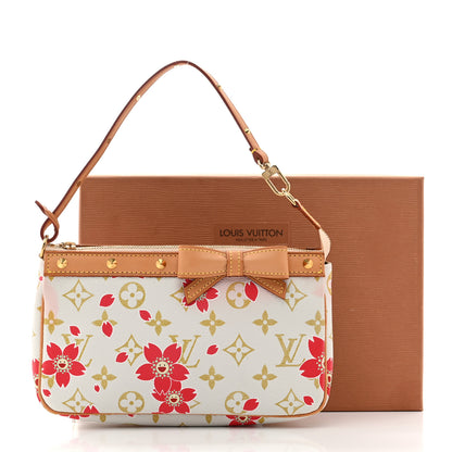 Louis Vuitton Monogram Cherry Blossom Pochette Accessories Red 15 of 15
