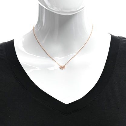 Cartier 18K Pink Gold Pink Sapphire XS Hearts and Symbols Necklace 2 of 5