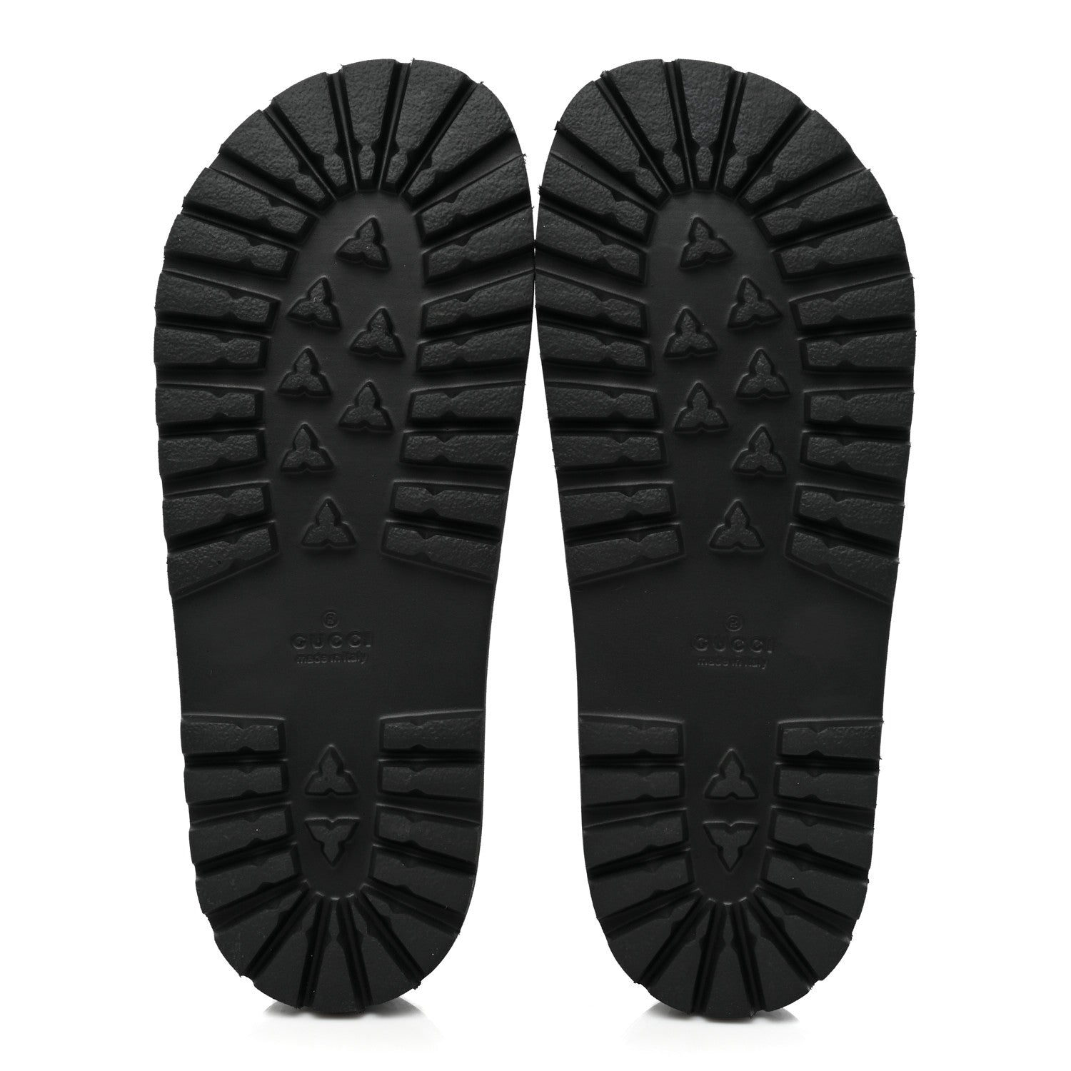 Gucci Guccissima Mens Lug Sole Slide Sandals 8 Black 6 of 12
