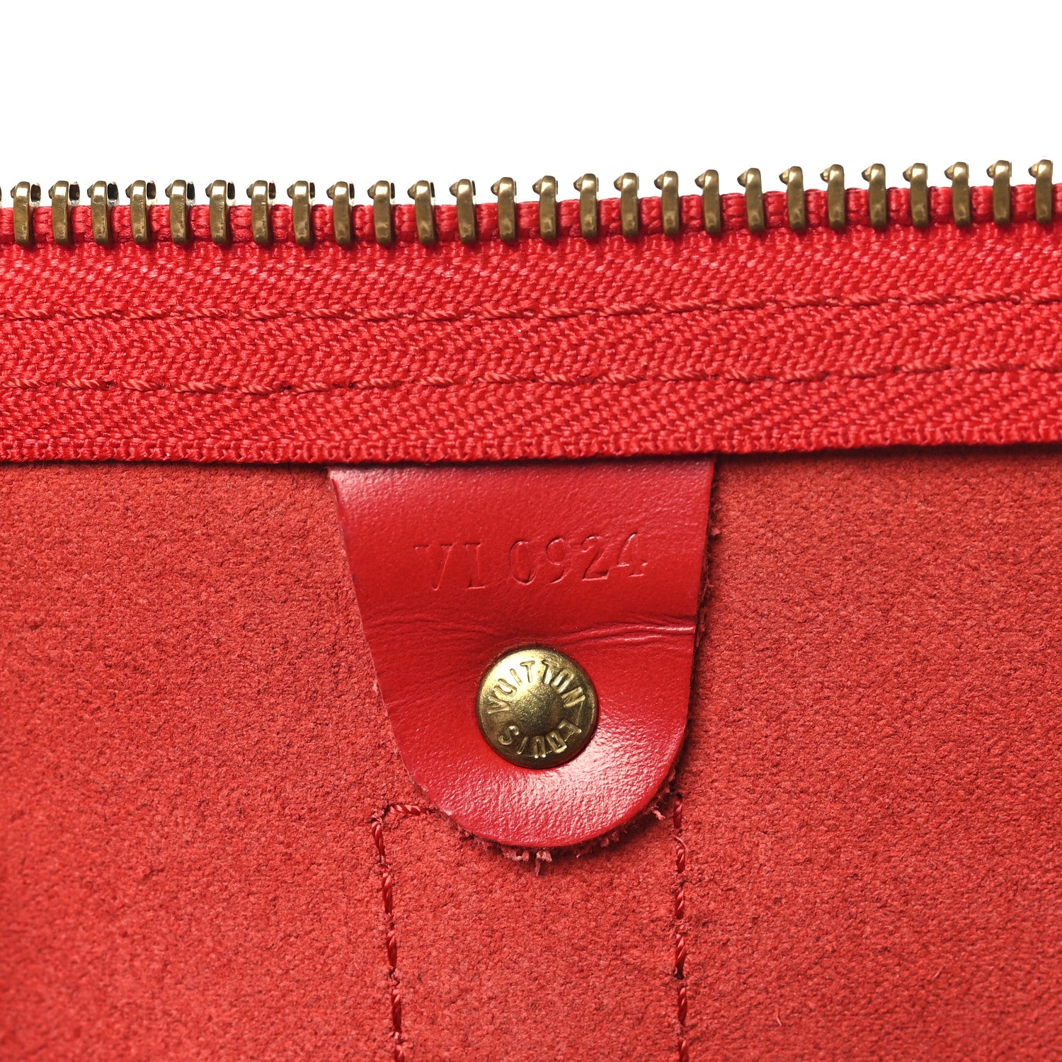 Louis Vuitton Epi Keepall 50 Castillan Red 6 of 11