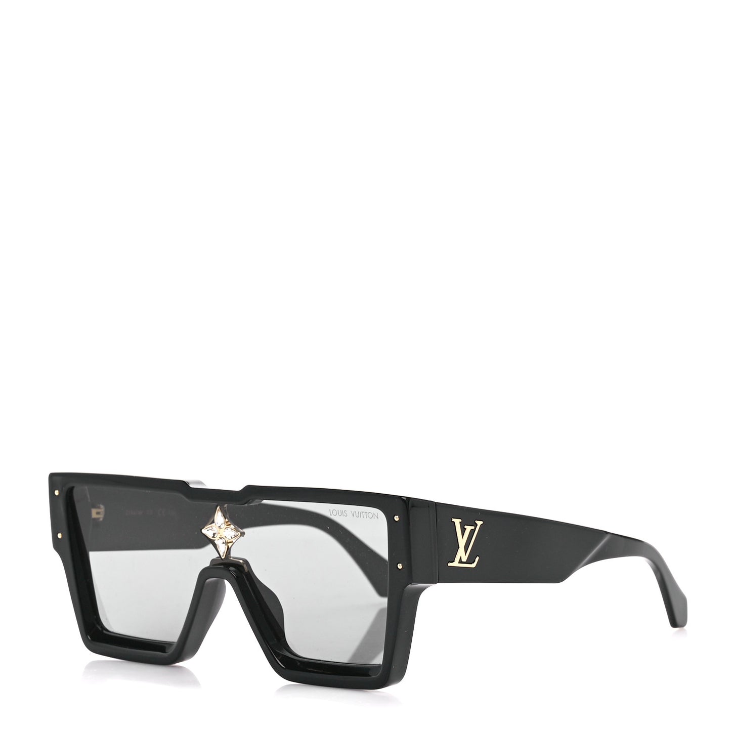 Acetate Swarovski Crystal Cyclone Sunglasses Z1547W Black