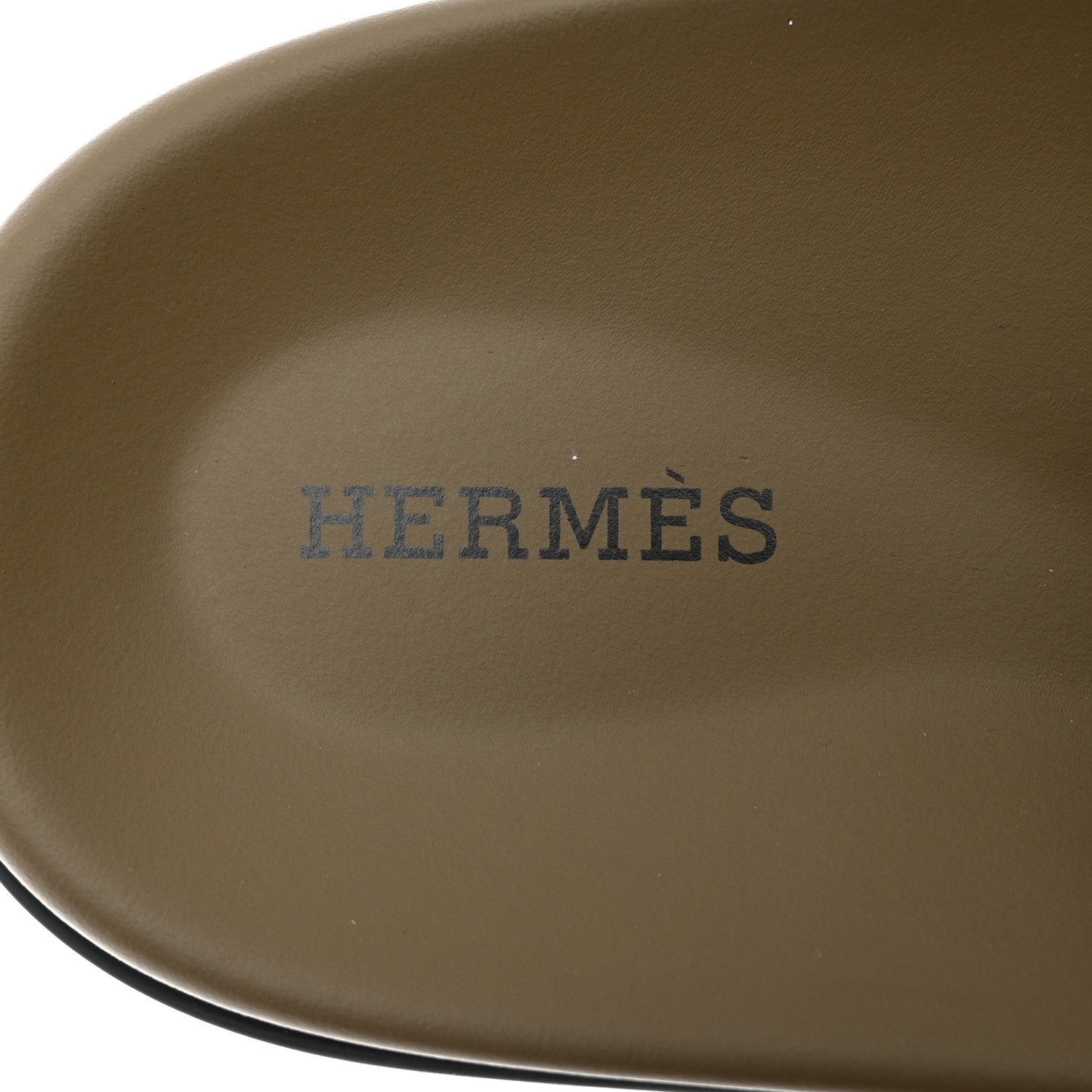 Hermes Suede Goatskin Mens Chypre Sandals 43.5 Vert Army 7 of 9