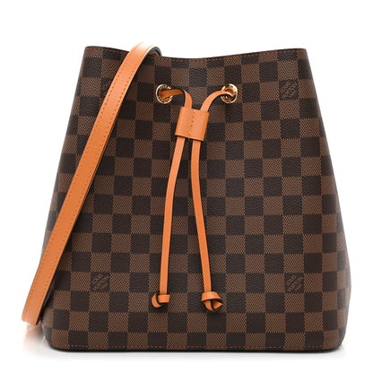 Louis Vuitton Damier Ebene Neonoe MM Safran 1 of 9