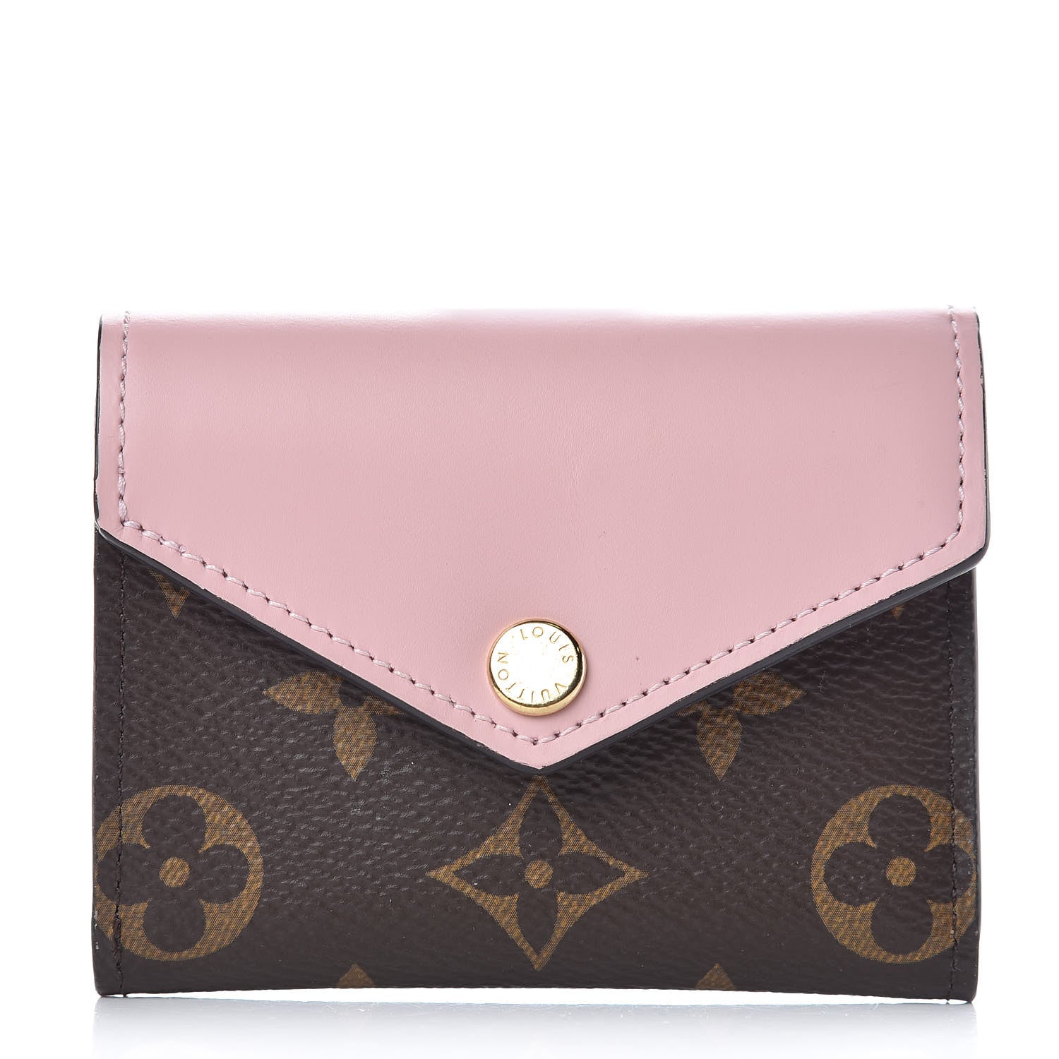 Louis Vuitton Monogram Zoe Wallet Rose Ballerine 1 of 7