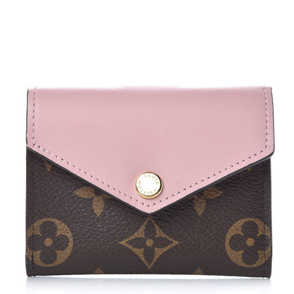 Louis Vuitton Monogram Zoe Wallet Rose Ballerine 1 of 7
