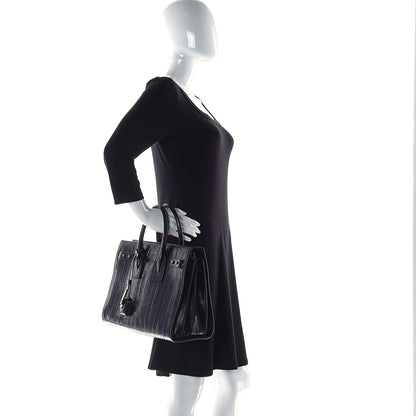 Saint Laurent Eel Small Sac De Jour Souple Black 2 of 12