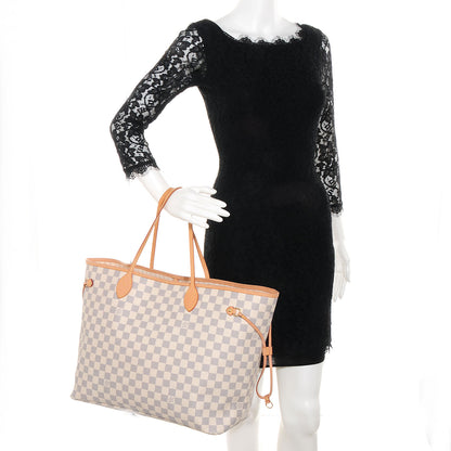 Louis Vuitton Damier Azur Neverfull GM 2 of 7