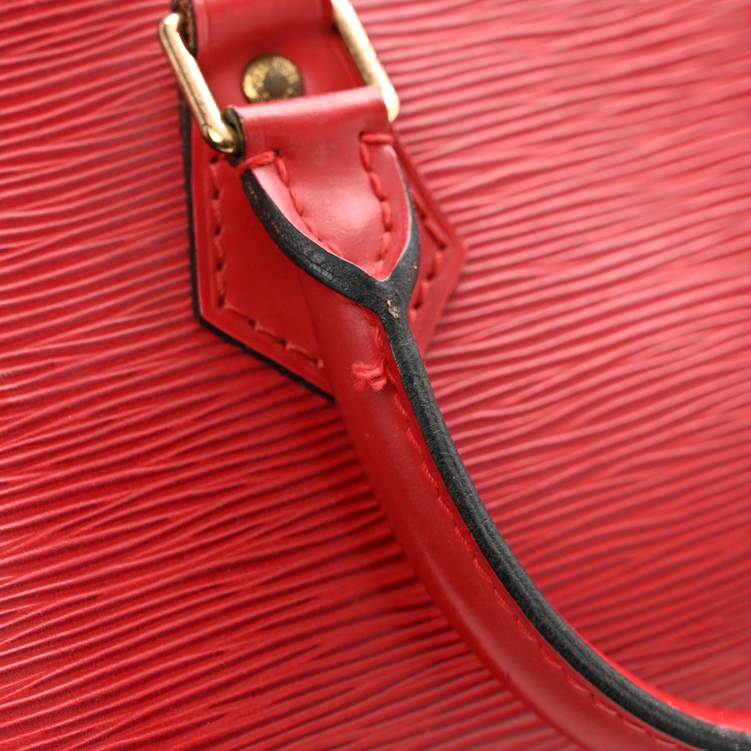Louis Vuitton Epi Speedy 25 Castillan Red 9 of 13