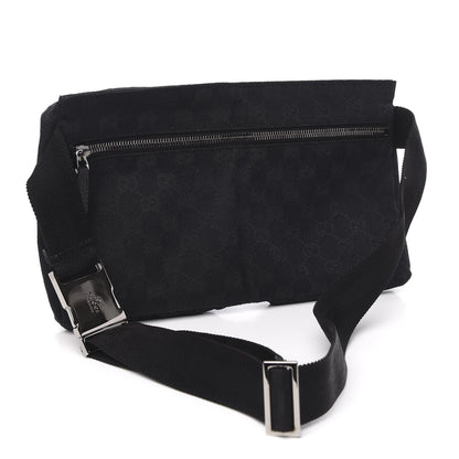 Gucci GG Monogram Double Pocket Belt Bag Black 3 of 10
