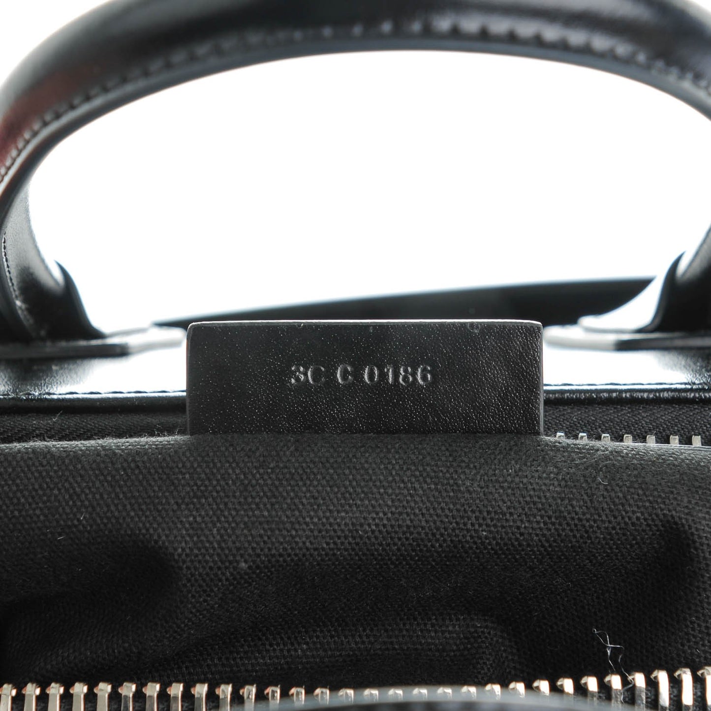 Shiny Lord Calfskin Medium Antigona Black