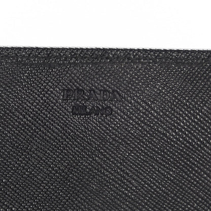 Prada Saffiano Bow Continental Wallet Nero Black 6 of 7