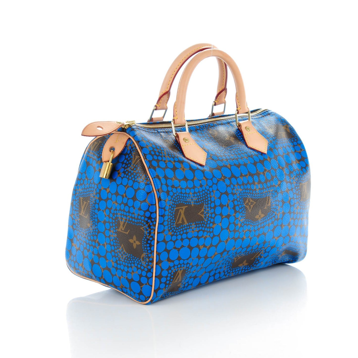 Monogram Kusama Town Speedy 30 Blue