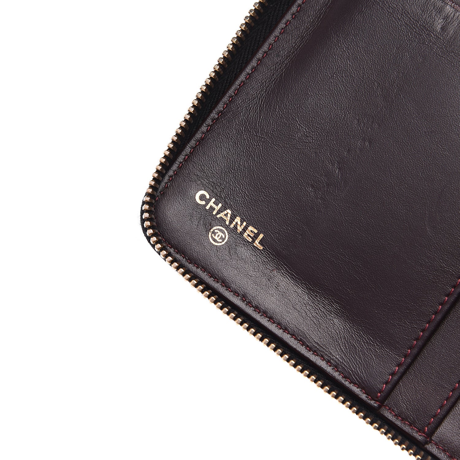 Chanel Caviar Quilted Large Zip Around Organizer Wallet Black 5 of 7