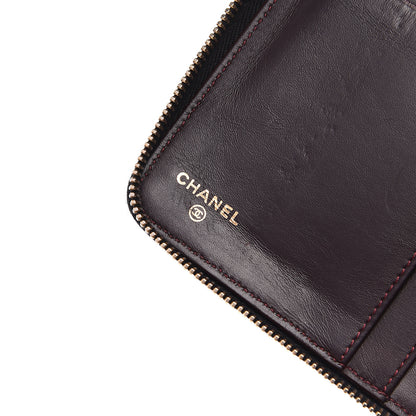 Chanel Caviar Quilted Large Zip Around Organizer Wallet Black 5 of 7
