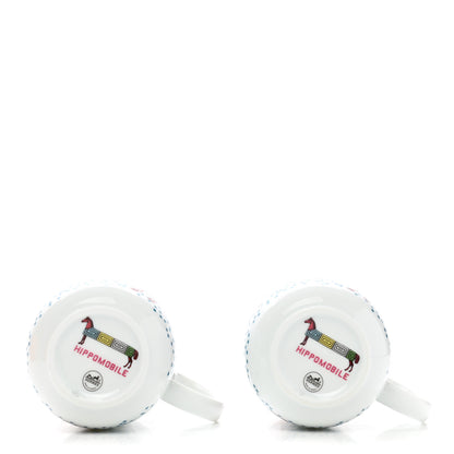 Hermes Porcelain Hippomobile Mug Set of 2 5 of 10