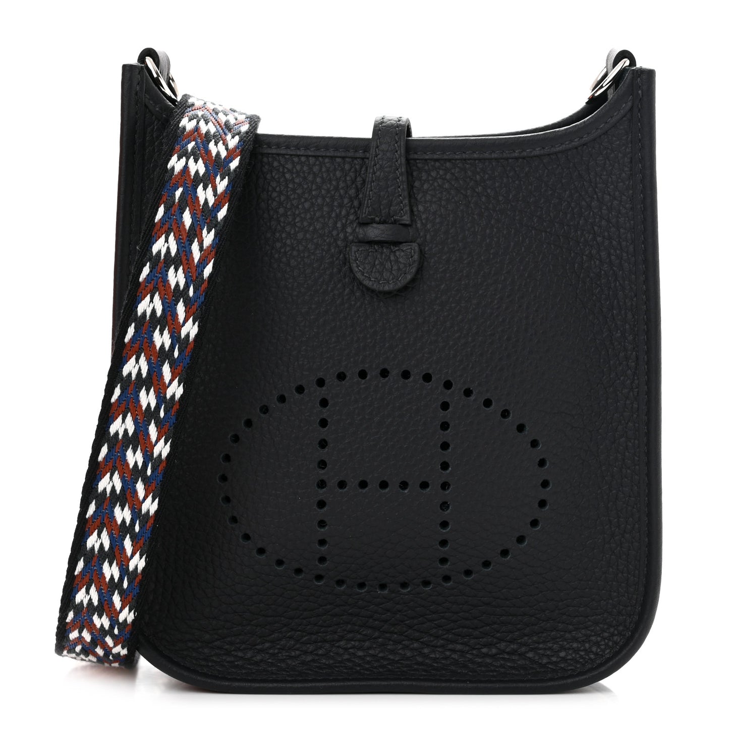 Taurillon Maurice Zigzag Evelyne TPM Black Bleu Zellige Indigo