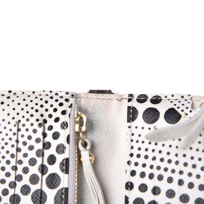 Louis Vuitton Monogram Kusama Waves Insolite Wallet White 8 of 13