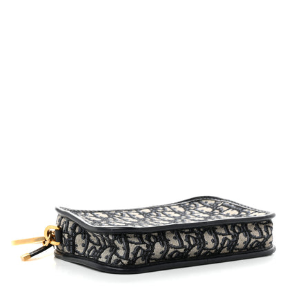 Christian Dior Oblique Diorquake Clutch Blue 4 of 7