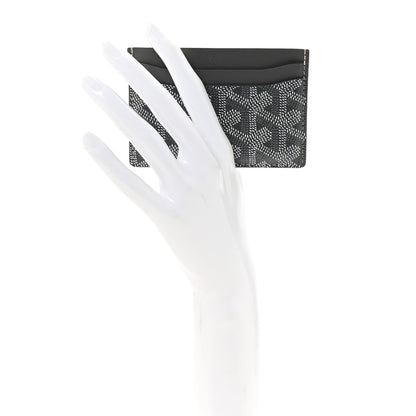 Goyard Goyardine Saint Sulpice Card Holder Grey 2 of 7