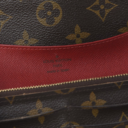 Louis Vuitton Monogram Emilie Wallet Red 5 of 11