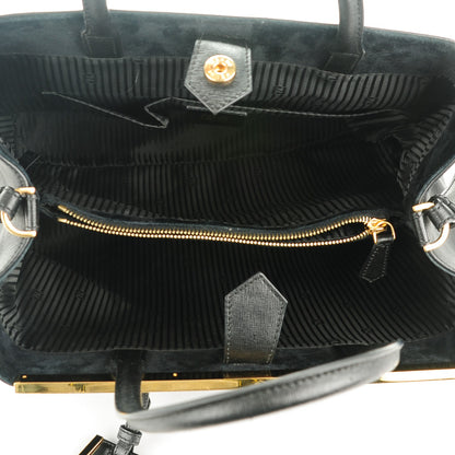 Fendi Vitello Elite Medium 2Jours Tote Black 5 of 8