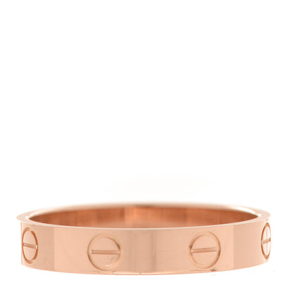 Cartier 18K Pink Gold 3.5mm LOVE Wedding Band Ring 57 8 3 of 4