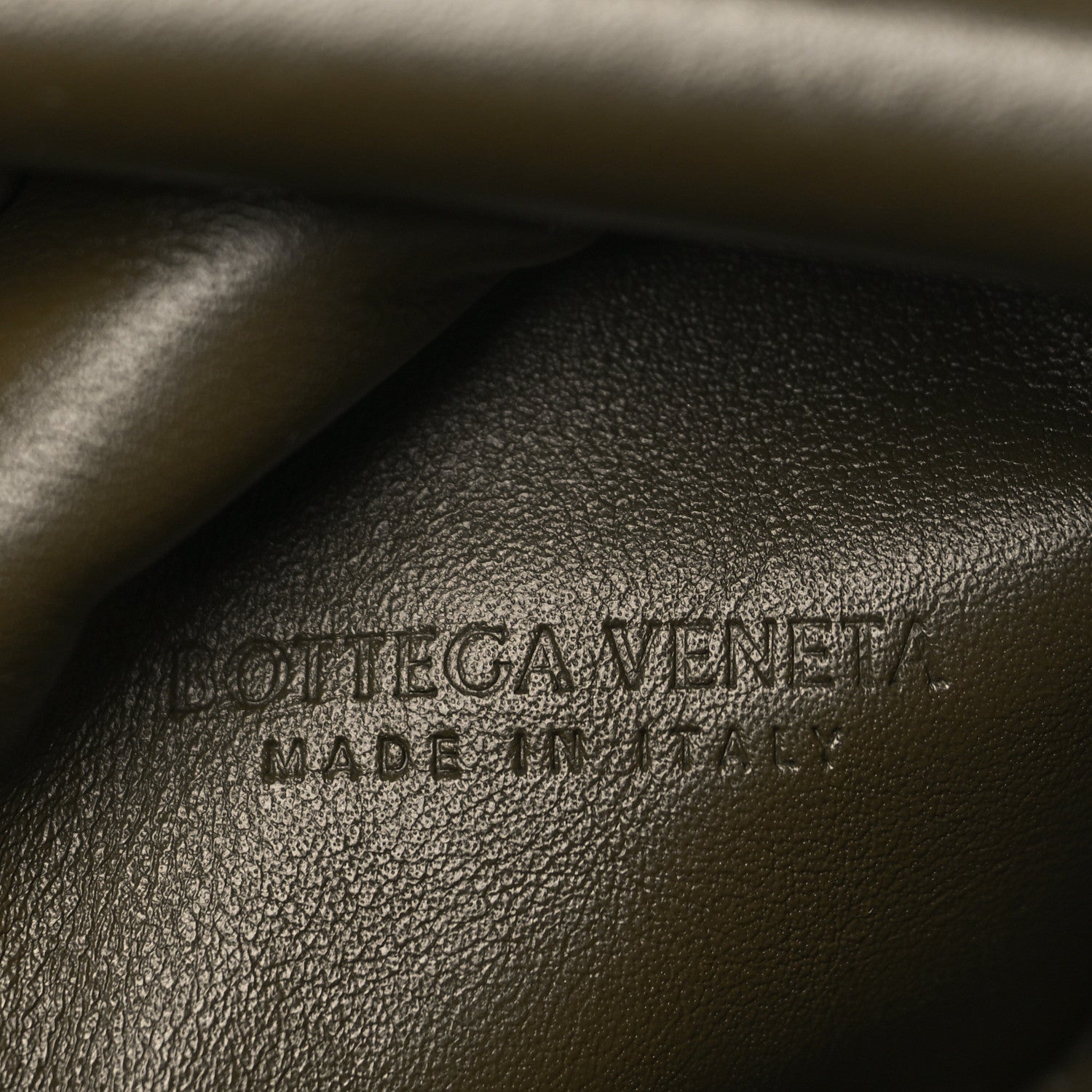 Bottega Veneta Butter Calfskin The Mini Pouch Kaki Fondente 6 of 9