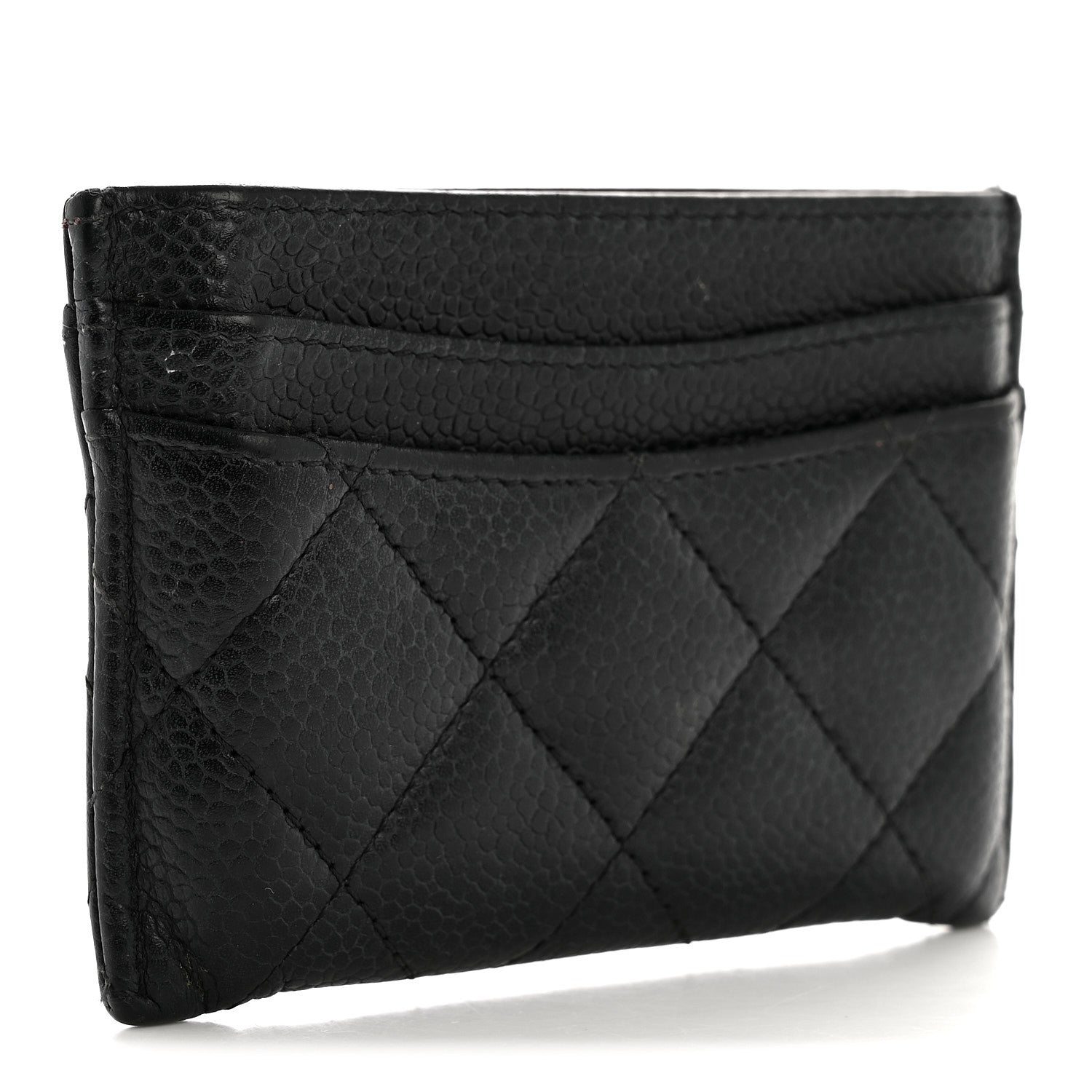 Chanel Caviar Quilted Card Holder Black 3 of 8