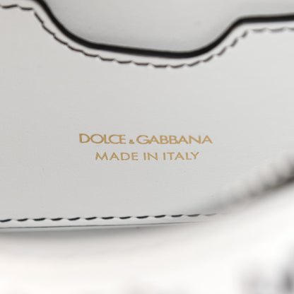 Dolce & Gabbana Calfskin DG Graffiti Print Camera Crossbody White 6 of 9