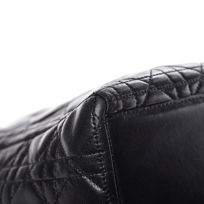 Christian Dior Lambskin Cannage Medium Lady Dior Black 10 of 14