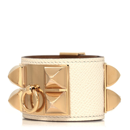 Hermes Epsom Collier de Chien CDC Bracelet T1 Nata 1 of 5