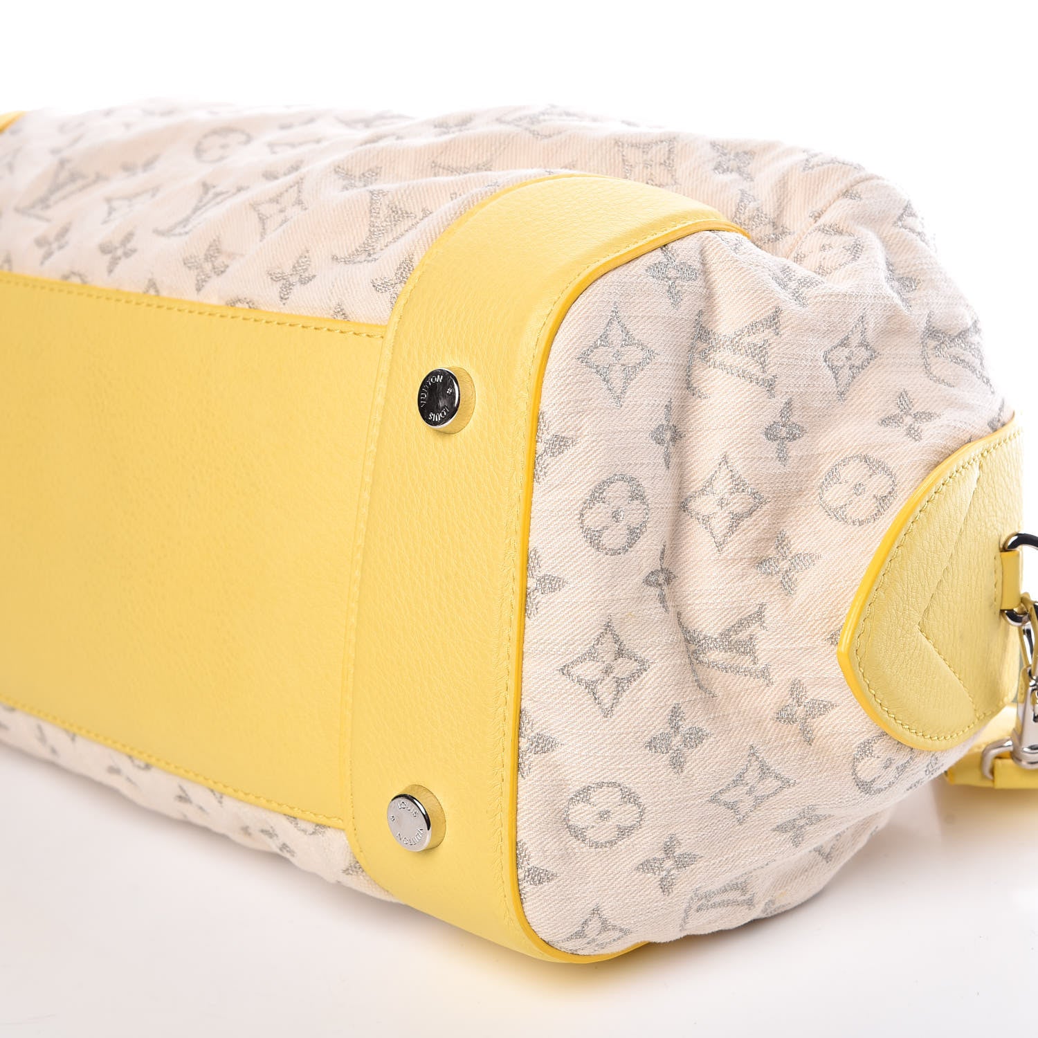 Louis Vuitton Monogram Denim Speedy Round Yellow 11 of 13