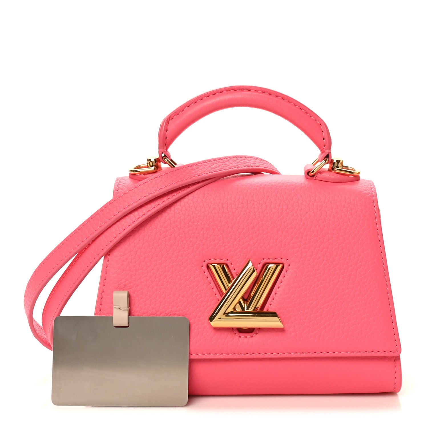 Louis Vuitton Taurillon Twist One Handle BB Dragon Fruit 3 of 10