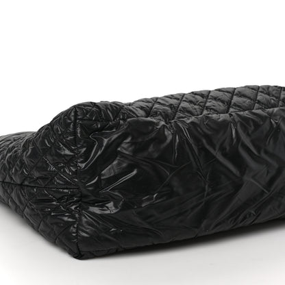 Chanel Nylon Quilted Large Coco Cocoon Tote Black 8 of 9